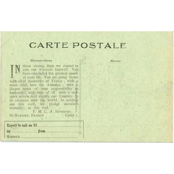 SAINT-NAZAIRE-Rue de Méan et rue de Nantes prolongée-Saint- Nazaire, Fr Postcard - Picture 2 of 2